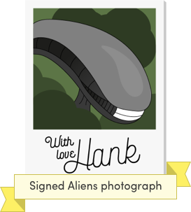 Signed Aliens photograph
